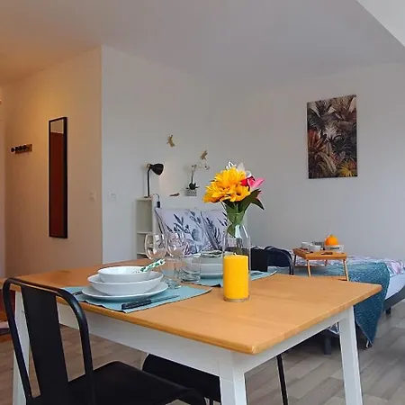 équipé En Hyper-centre Avec Parking Privé Et Gratuit - Vue Sur La Et Château De * Caen